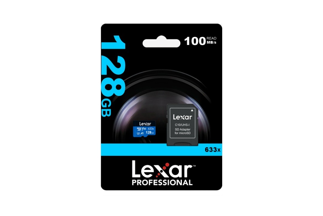 Memoria microSDXC Lexar 128GB 633x UHS-I Blue Series Memoria microSDXC Lexar 128GB 633x UHS-I Blue Series