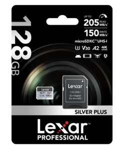 Memoria microSDXC Lexar Pro 128GB Silver Plus - 205 MB/s