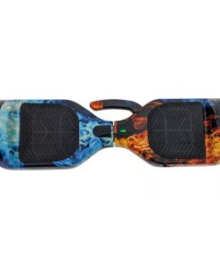 Patineta Eléctrica Hoverboard BT c/Rodilleras - Azul Naranja