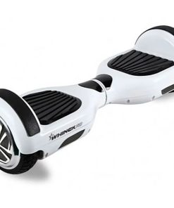 Patineta Eléctrica Hoverboard Bluetooth c/Rodilleras Blanco