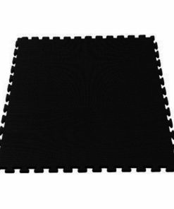 Piso Tatami Randers negro/rojo 1m x 1m x 2cm (1 unidad)