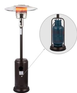 Copia - Calefactor Exterior de Gas con Regulador de Llama BLACK