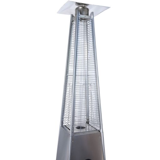 Copia - Estufa Exterior a Gas con Válvula Regulable y Malla Protectora – 9.3kW