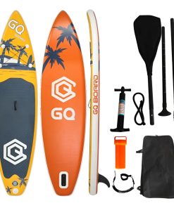 Copia - Tabla De Surf Stand Up Paddle Inflable Gq Sw 3.35mts + Acc Celeste