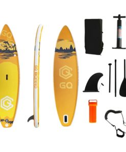 Copia - Tabla De Surf Stand Up Paddle Inflable Gq Sw 3.35mts + Acc Celeste