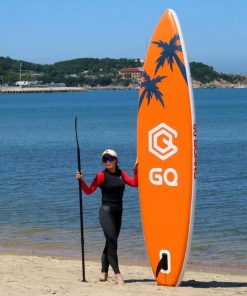 Copia - Tabla De Surf Stand Up Paddle Inflable Gq Sw 3.35mts + Acc Celeste