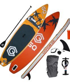 Copia - Tabla De Surf Stand Up Paddle Inflable Gq Sw 3.35mts + Acc Celeste