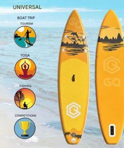 Copia - Tabla De Surf Stand Up Paddle Inflable Gq Sw 3.35mts + Acc Celeste