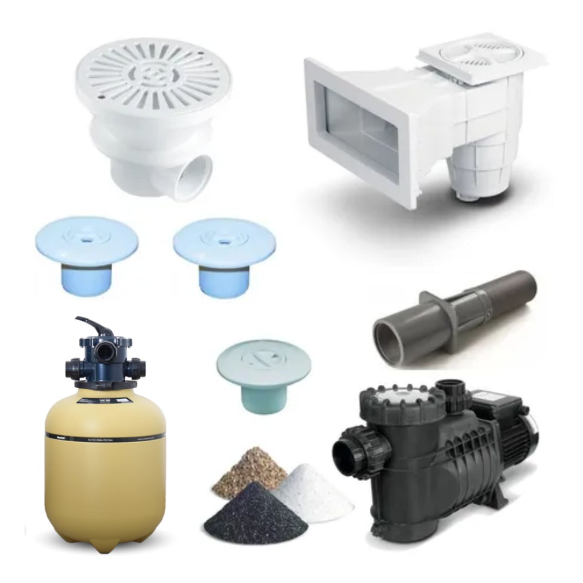 Kit Vulcano para piscinas de Hormigón 100 M3 Kit Vulcano para piscinas de Hormigón 100 M3