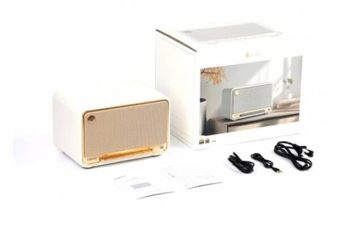 Parlante Portatil Edifier D32 Retro Blanco bluetooth