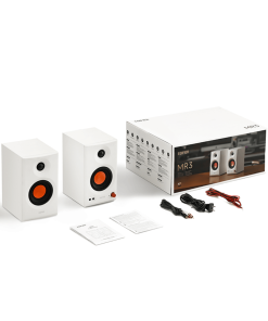 Parlantes Edifier MR3 de estudio blancos bluetooth