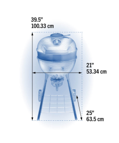 Parrilla Barbacoa Napoleon PRO18K a Carbón con bisagra