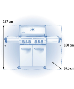 Parrilla Barbacoa Napoleon Prestige Gas LED P500 RSIB