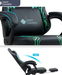 Silla Gamer Shot Gaming SHOT-D1140-GB | Soporte ergonómico