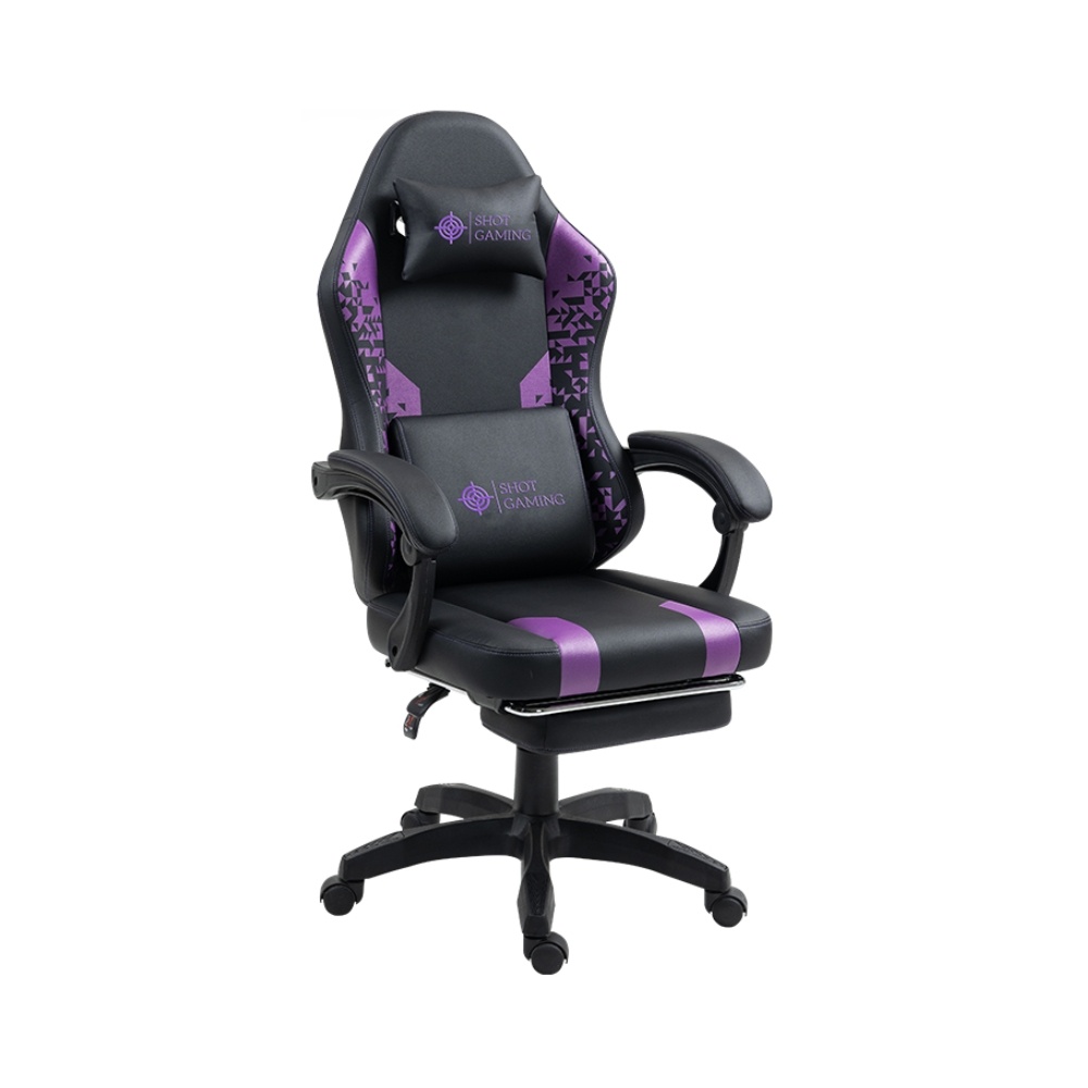 Silla Gamer Shot Gaming SHOT-D1141-PB | Soporte ergonómico Silla Gamer Shot Gaming SHOT-D1141-PB | Soporte ergonómico