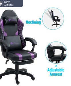Silla Gamer Shot Gaming SHOT-D1141-PB | Soporte ergonómico