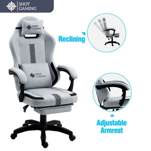 Silla Gamer Shot Gaming SHOT-D1143-GB | Soporte ergonómico