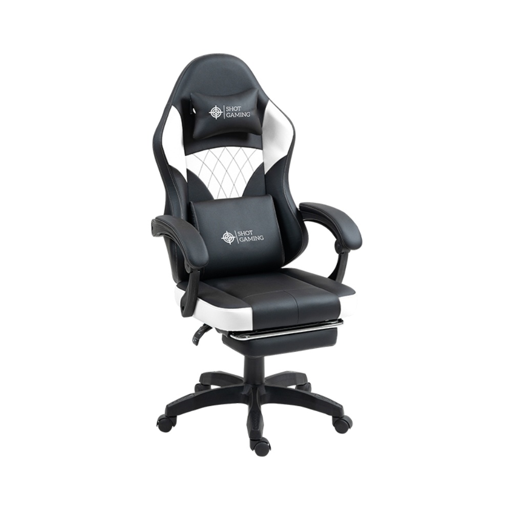 Silla Gamer Shot Gaming SHOT-D1145-WB | Soporte ergonómico Silla Gamer Shot Gaming SHOT-D1145-WB | Soporte ergonómico