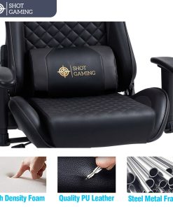 Silla Gamer Shot Gaming SHOT-D1166-GB | Soporte ergonómico