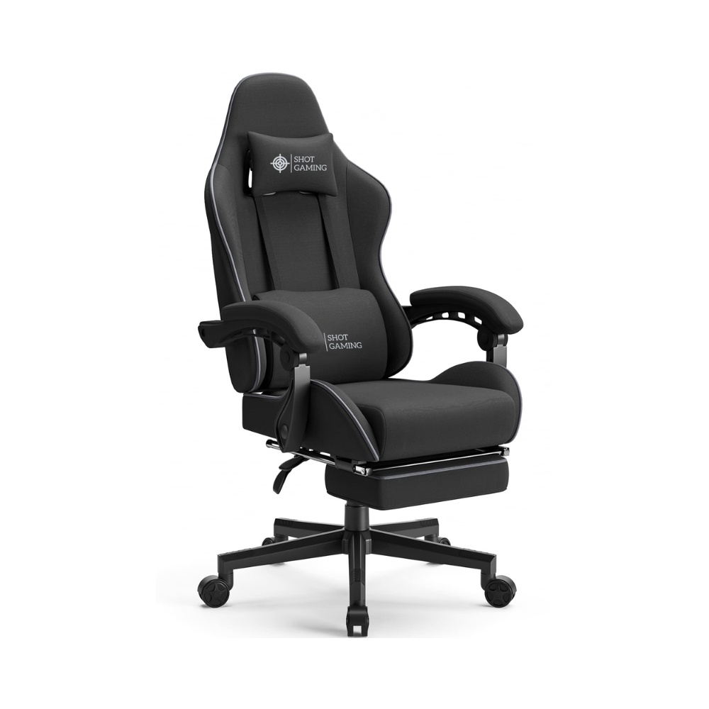 Silla Gamer Shot Gaming SHOT-LS6658-B | Soporte ergonómico Silla Gamer Shot Gaming SHOT-LS6658-B | Soporte ergonómico