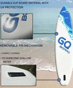 Tabla De Surf Stand Up Paddle Inflable Gq Sw 3.35mts + Acc