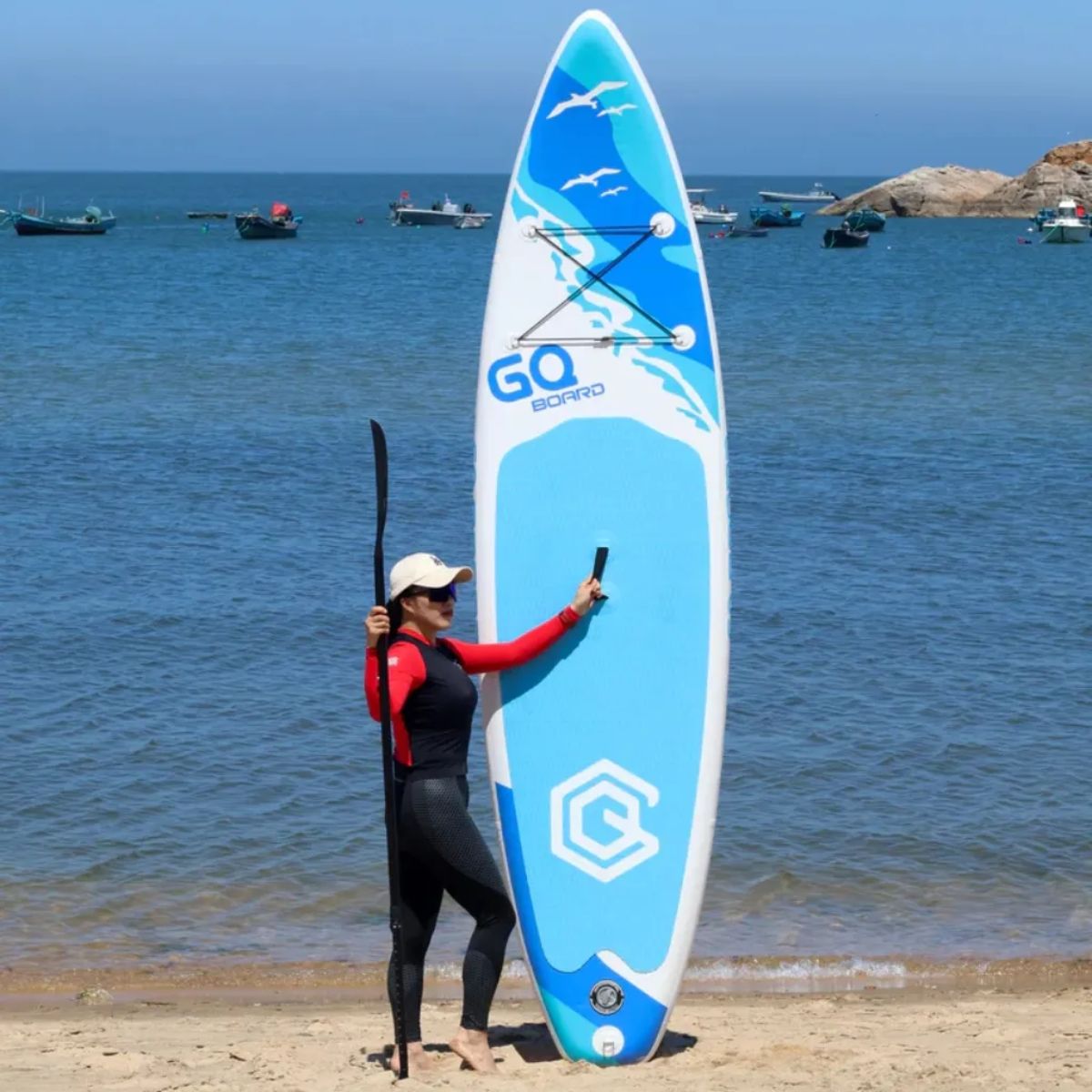 Tabla De Surf Stand Up Paddle Inflable Gq Sw 3.35mts + Acc Tabla De Surf Stand Up Paddle Inflable Gq Sw 3.35mts + Acc