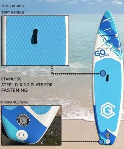 Tabla De Surf Stand Up Paddle Inflable Gq Sw 3.35mts + Acc