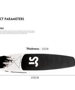 Tabla Stand Up Paddle Inflable Board 3.35m Negra+Remo+Mochil