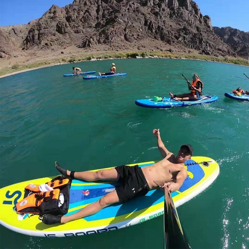 Tabla Stand Up Paddle Inflable Board 3.35m Negra+Remo+Mochil