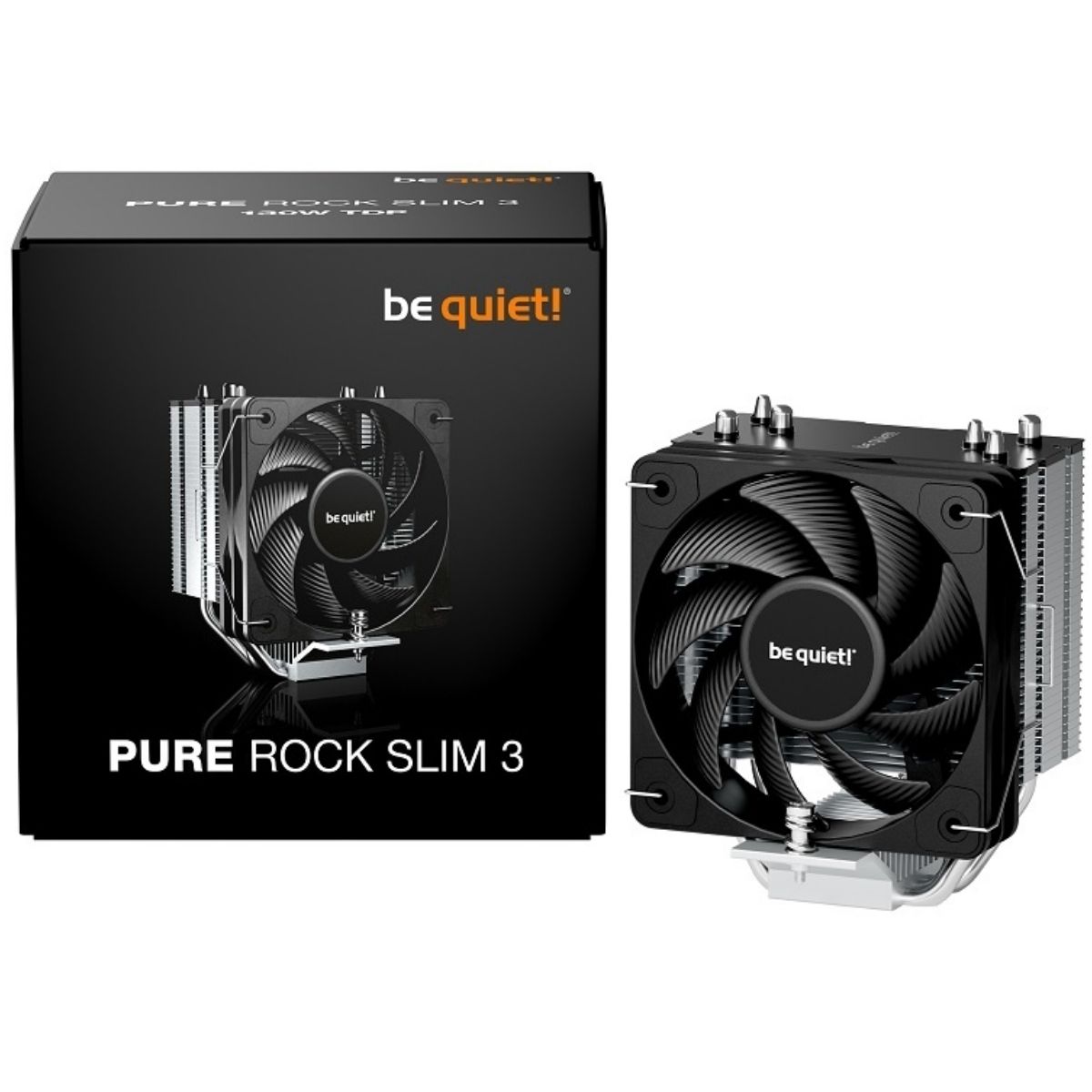 Air Cooler Gamer be quiet! Pure Rock Slim 3 Negro - Compacto