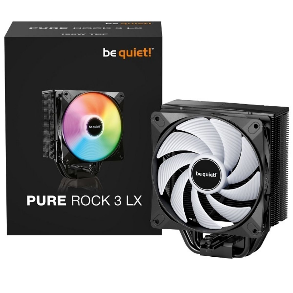 Copia - Air Cooler Gamer be quiet! Pure Rock Slim 3 Negro - Compacto, silencioso e intuitivo