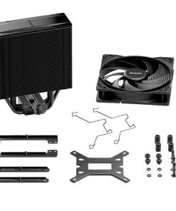 Copia - Air Cooler Gamer be quiet! Pure Rock Slim 3 Negro - Compacto, silencioso e intuitivo
