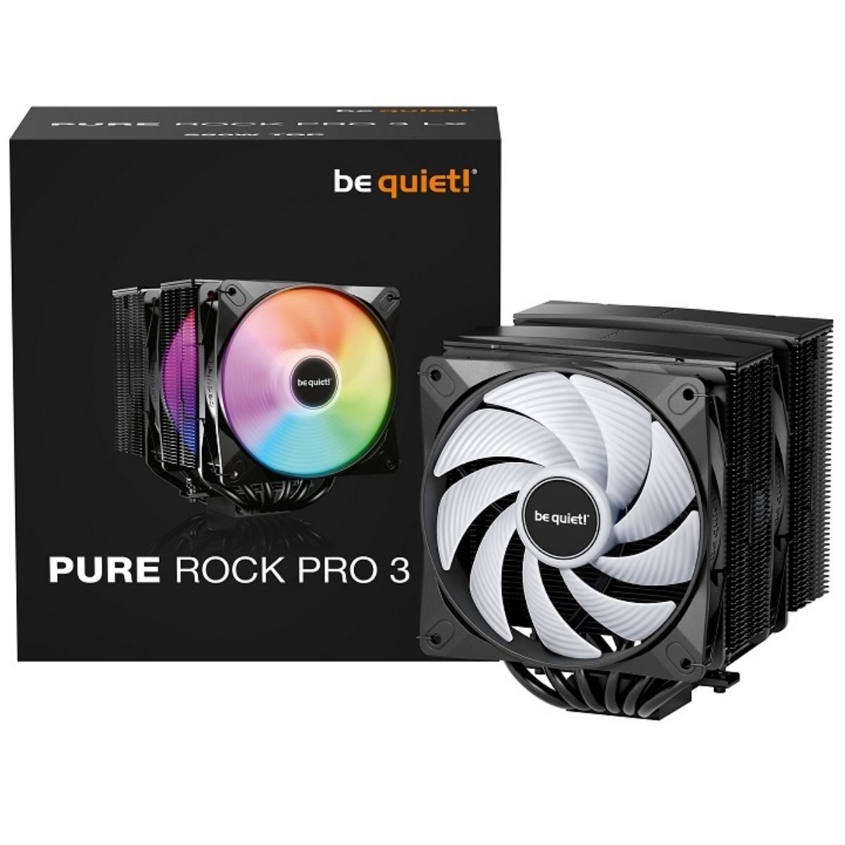 Copia - Air Cooler Gamer be quiet! Pure Rock Slim 3 Negro - Compacto, silencioso e intuitivo