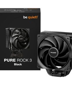 Copia - Air Cooler Gamer be quiet! Pure Rock Slim 3 Negro - Compacto, silencioso e intuitivo