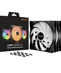 Copia - Fan Gamer be quiet! Light Wings LX 120mm PWM HS - Gran rendimiento e iluminación RGB
