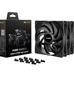 Copia - Fan Gamer be quiet! Pure Wings 3 120mm PWM HS Negro - Eficaz, Progresivo, Silencioso