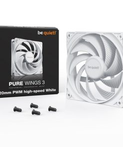 Copia - Fan Gamer be quiet! Pure Wings 3 120mm PWM HS Negro - Eficaz, Progresivo, Silencioso
