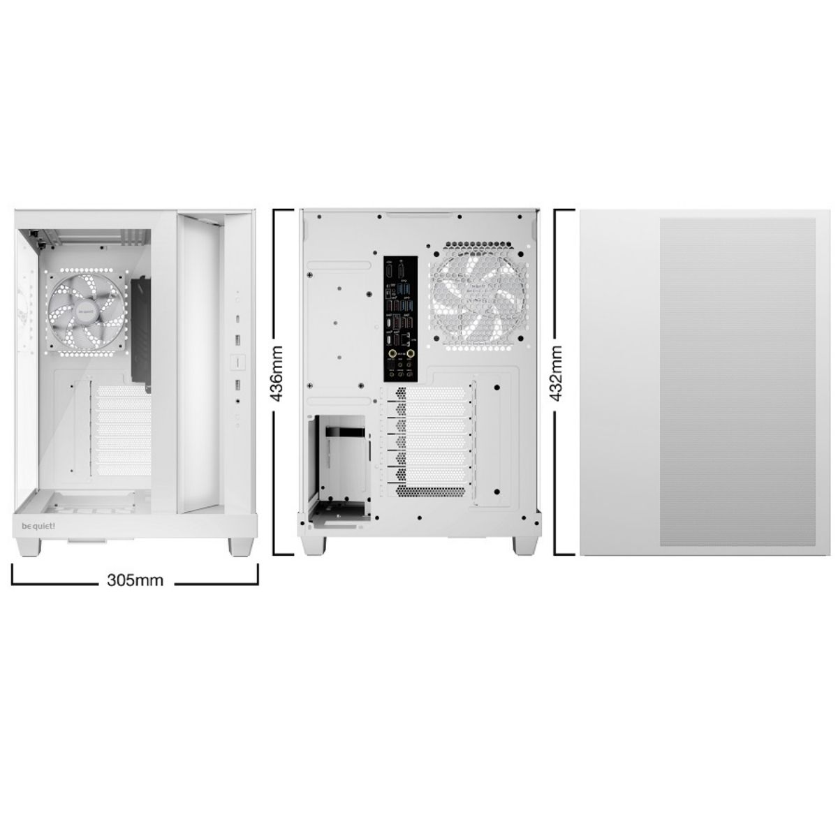 Copia - Gabinete Gamer be quiet! Light Base 500 - Rendimiento y estética