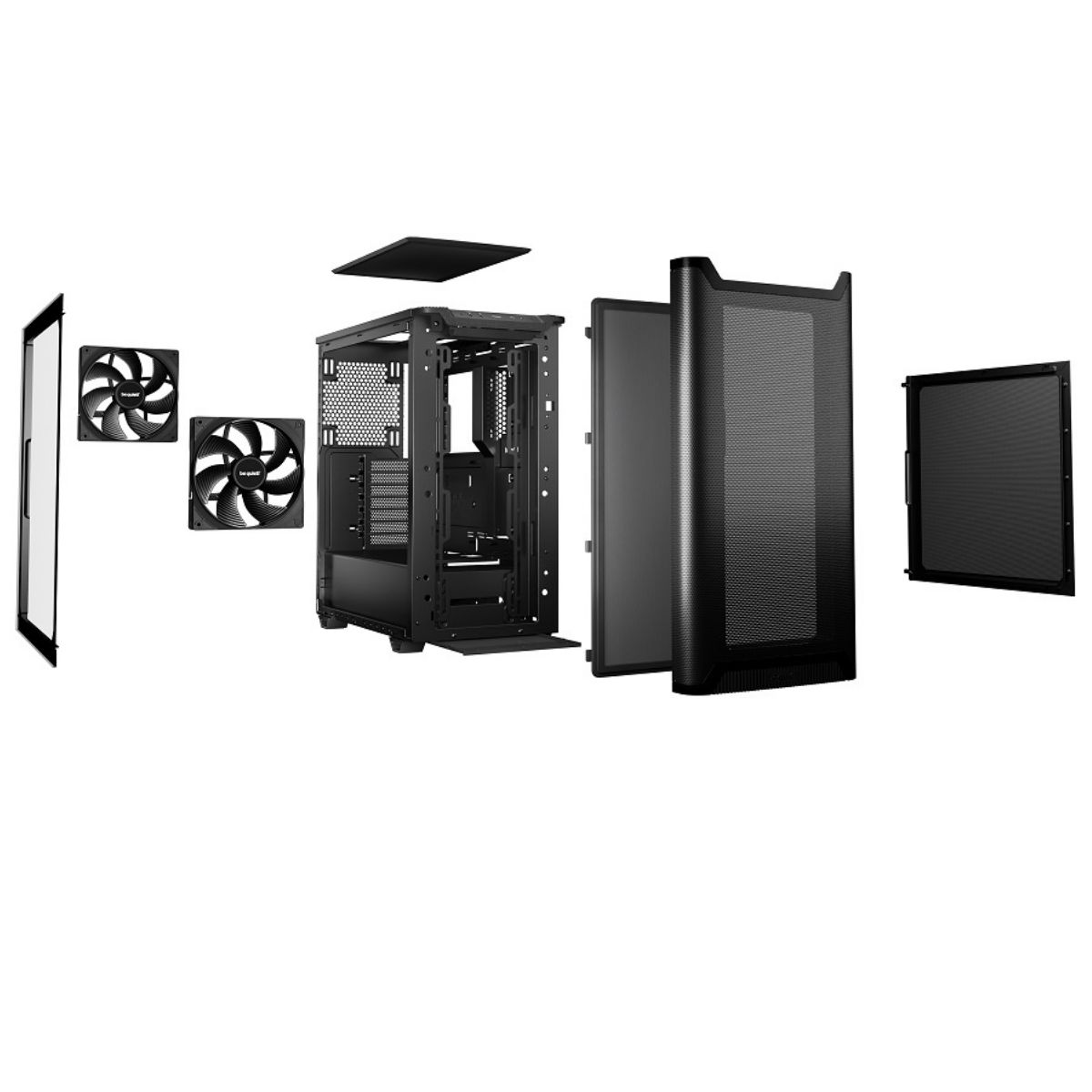 Copia - Gabinete Gamer be quiet! Pure Base 501 - Cómodamente compacto