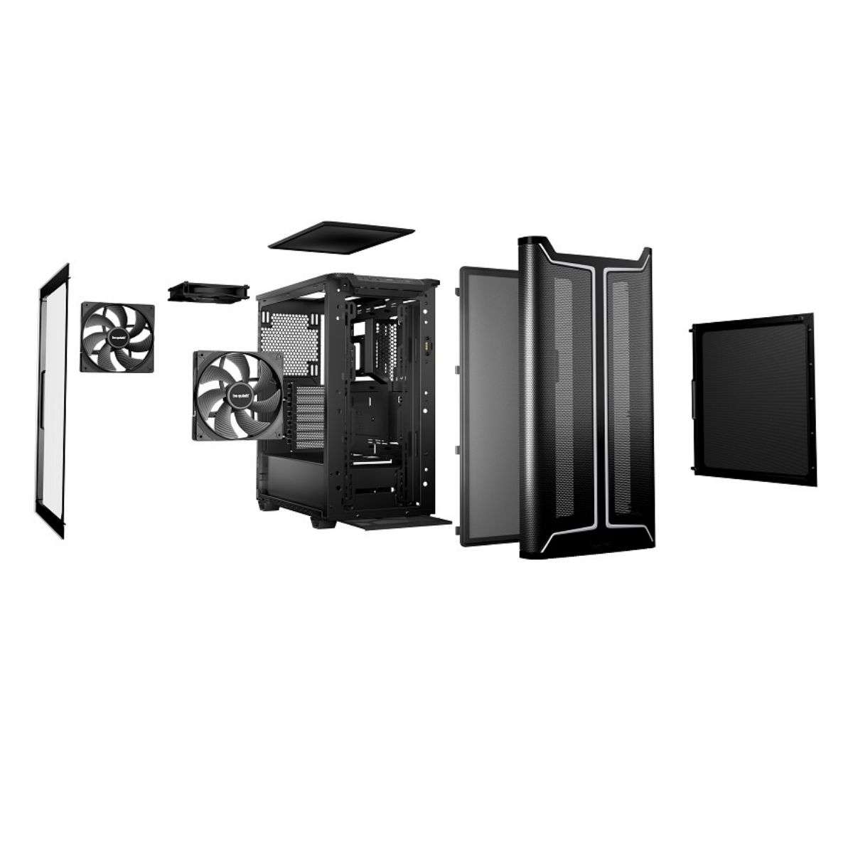 Copia - Gabinete Gamer be quiet! Pure Base 501 - Cómodamente compacto