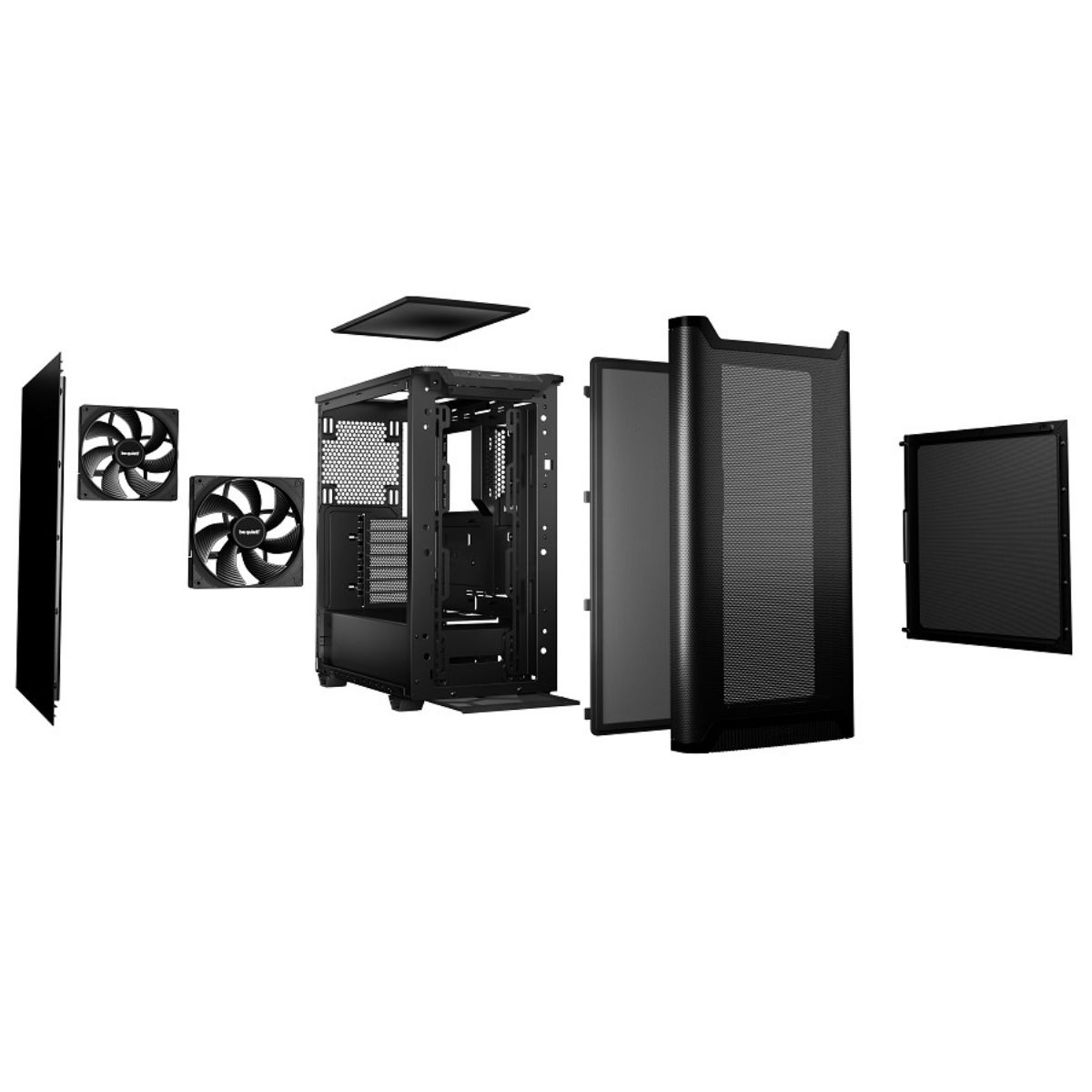 Copia - Gabinete Gamer be quiet! Pure Base 501 - Cómodamente compacto