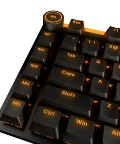 Copia - Teclado Gamer be quiet! Light Mount Silent Linear - Teclas y barras RGB. Rueda multimedia