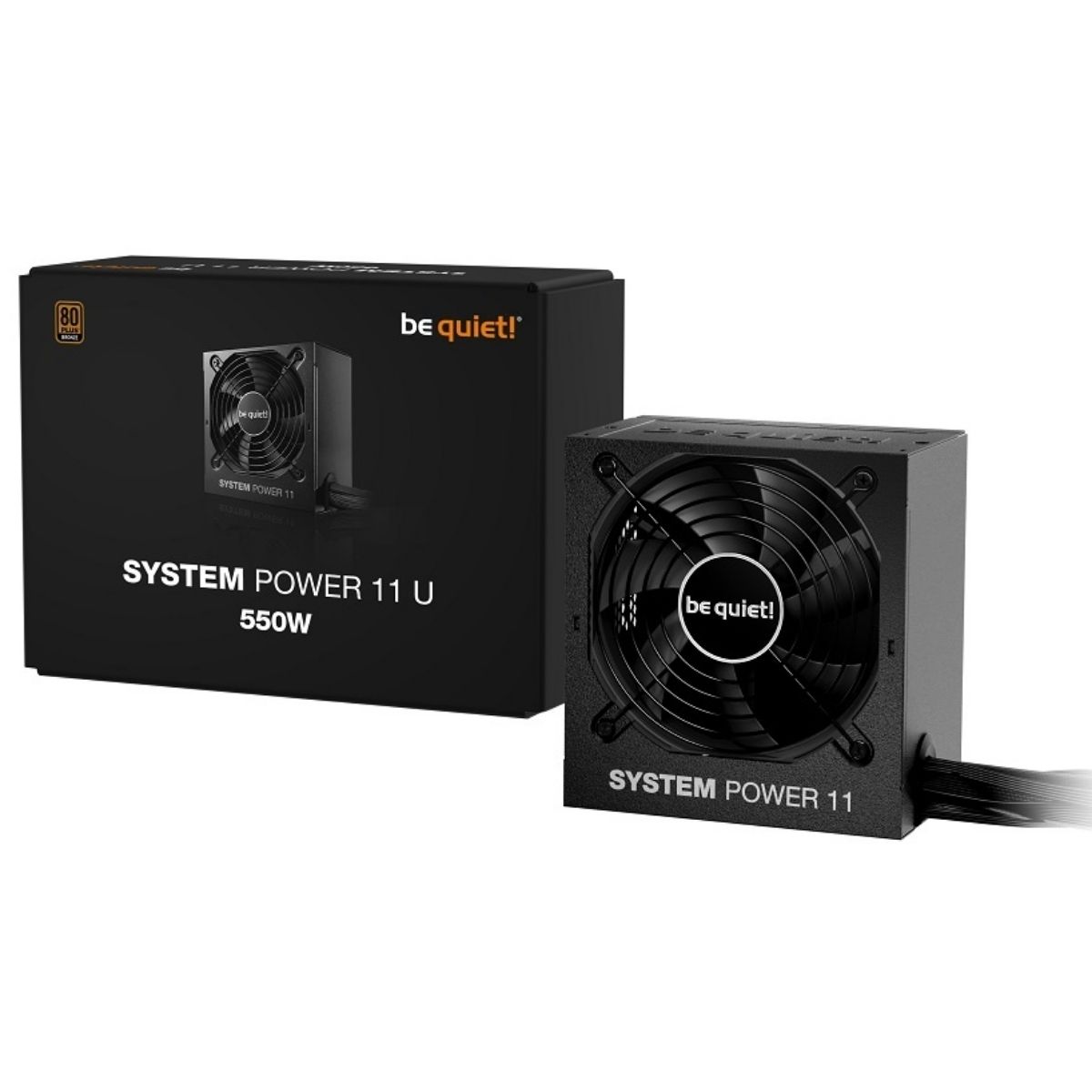 Fuente Gamer be quiet! System Power 11 550W 80 Plus Bronze
