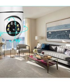 Camara Seguridad Lampara Espia Wifi 5g Panorámica 1080 Audio