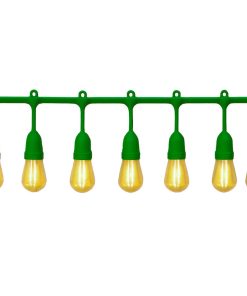 Guirnalda Guia De Luces Patio Jardín Luz Calidad Led Luces Amarillo