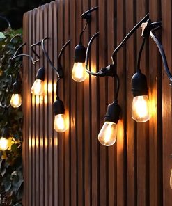 Guirnalda Guia De Luces Patio Jardín Luz Calidad Led Luces Amarillo