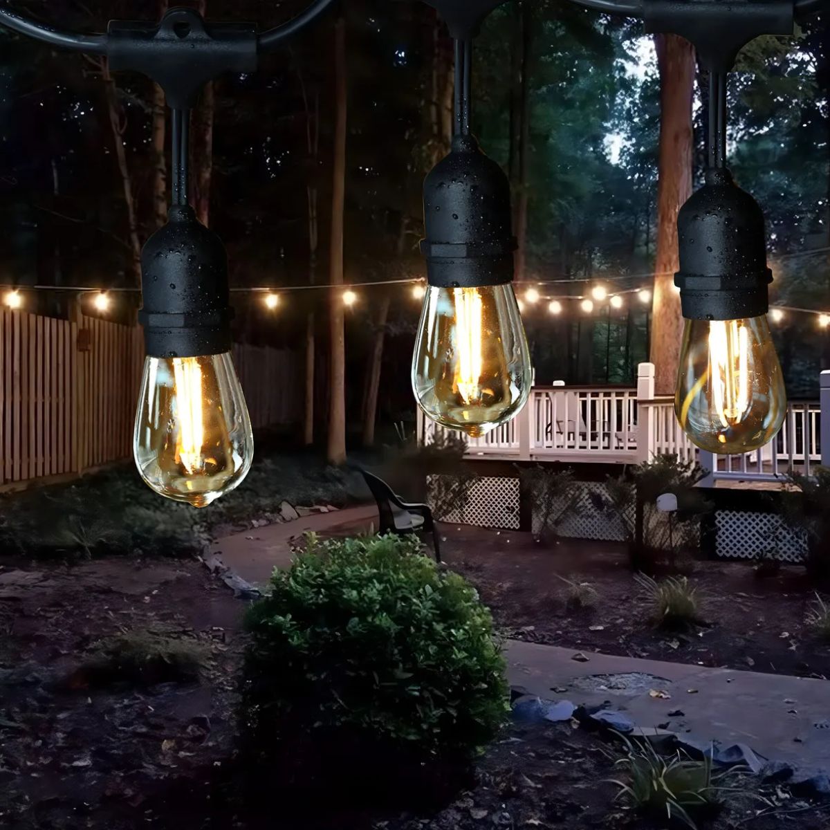 Guirnalda Guia De Luces Patio Jardín Luz Calidad Led Luces Amarillo Guirnalda Guia De Luces Patio Jardín Luz Calidad Led Luces Amarillo