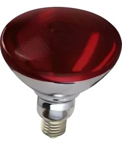 Lámpara de fisioterapia infrarroja 250 W, rosca E27 luz roja