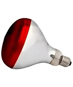 Lámpara de fisioterapia infrarroja 250 W, rosca E27 luz roja
