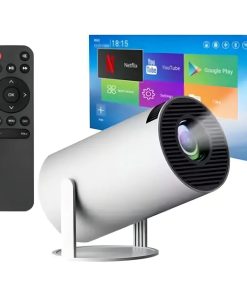 Mini Proyector Portátil Wifi Bt Control Remoto Color Blanco